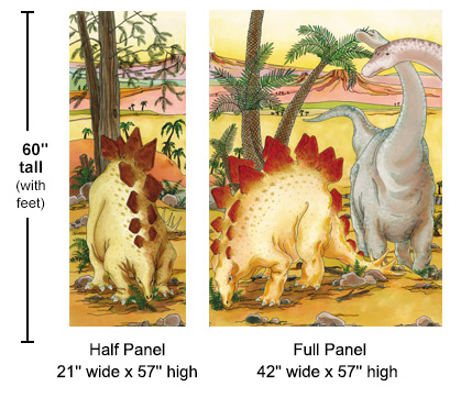 Dinosaurs panels
